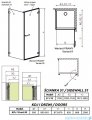 Radaway Arta Kdj I kabina 90x110cm prawa szkło przejrzyste 386082-03-01R/386023-03-01