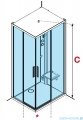 Novellini Glax 1 2.0 kabina standard 100x70 prawa czarna G21A107DTF-1HH