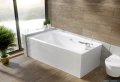 Besco Infinity 150x90cm wanna asymetryczna lewa + obudowa + syfon #WAI-150-NL/OAI-150-NS/19975