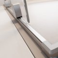 Radaway Furo Brushed Nickel DWJ drzwi prysznicowe 160cm prawe szczotkowany nikiel 10107822-91-01R/10110780-01-01