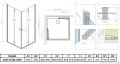 Radaway Eos KDD B kabina prysznicowa 90x90 przejrzyste 137303-01-01