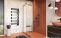 Excellent Ortigo Walk-in kabina prysznicowa 140x200 cm, czarny mat KAEX.5012.K.1400.BL