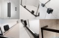 Radaway Furo SL Black KDD kabina 80x100cm czarny mat/szkło przejrzyste 10305080-54-01L/10305100-54-01R