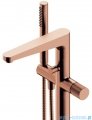 Omnires Contour bateria wannowa wolnostojąca miedź szczotkowana CT8033CPB