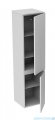 Oristo Silver szafka boczna wysoka prawa 35x144x35cm biały połysk OR33-SB2D-35-1-P