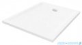 New Trendy Mild Stone Brodzik akrylowy prostokątny 70x120x4,5 cm biały B-0547