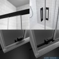 Radaway Idea Black Kds kabina prysznicowa 160x80 prawa czarny mat/szkło przejrzyste 10115160-54-01R/10117080-01-01