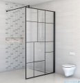 Sea Horse Easy In Black kabina Walk In 120x200 cm Tetris BK251T12A7