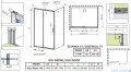 Radaway Premium Pro Black Kdj kabina 140x90cm lewa czarny mat/szkło przejrzyste 1015140-54-01L/1016090-54-01