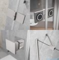 Radaway Essenza Brushed Nickel Kdj+S kabina 100x120x100cm lewa szczotkowany nikiel 1384052-01-01/1385024-91-01L/1384052-01-01