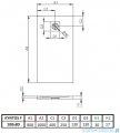 Radaway Kyntos F brodzik 100x80cm biały HKF10080-04