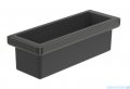 Roca Tempo pojemnik (kontener) nablatowy z odporną powłoką Everlux Titanium Black A817028CN0