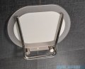 Ravak Siedzisko Ovo chrome Clear nierdzewne do kabin prysznicowych B8F0000029