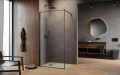 Radaway Modo F II Brushed GunMetal kabina Walk-in 55x201cm Szczotkowany Grafit szkło przejrzyste 10409055-92-01