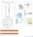 Radaway Idea 8 QL XL Kdj kabina 120x70cm lewa szkło przejrzyste 10560617-01-01L/10570572-01-01/10580070-01-01R