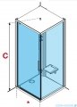 Novellini Glax 1 2.0 kabina standard 80x80 lewa biała G21GF89SM-1UU