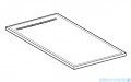 Geberit Sestra brodzik 160x90cm grafit 550.279.00.2