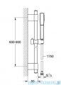 Grohe Grandera™ Stick zestaw prysznicowy z drążkiem chrom/złoty 26038IG0
