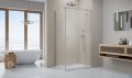 Radaway Essenza Kdj Brushed Nickel kabina 110x110cm prawa szczotkowany nikiel 1385041-91-01R/1384053-01-01
