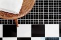 Dunin Black & White mozaika kamienna 30x30 pure white 15 matt 