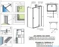 Radaway Essenza Brushed Nickel Kdj+S kabina 90x110x90cm prawa szczotkowany nikiel 1384050-01-01/1385023-91-01R/1384050-01-01