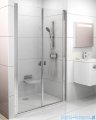 Ravak Chrome CSDL2 drzwi prysznicowe 90cm aluminium transparent 0QV7CC0LZ1