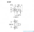 Grohe Eurosmart Cosmopolitan jednouchwytowa bateria prysznicowa 32837000