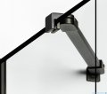 New Trendy New Renoma Black drzwi wnękowe 90x195 cm przejrzyste prawe D-0272A