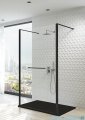 Sanplast Altus PII/ALTIIa kabina walk-in 120x212 cm czarny matowy 600-121-2761-59-401