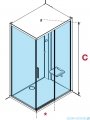 Novellini Glax 1 2.0 kabina z sauną parową 120x90 prawa czarna G212P290DT5-1HH
