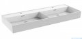 Oristo Brylant szafka z umywalką wisząca 119x50x45 czarny mat OR36-SD2S-120-8-V3/UME-BD-120-91-D