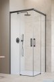 Radaway Idea Kdd Brushed GunMetal kabina 75x70cm szczotkowany grafit 387066-92-01L/387065-92-01R