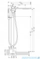 Hansgrohe Axor Jednouchwytowa bateria wannowa do montażu w podłodze 18450000
