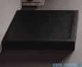 New Trendy Mild Stone Brodzik akrylowy prostokątny 80x120x11,5 cm czarny B-0572