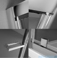 Radaway Twist DW+S Kabina prysznicowa 100x100 szkło przejrzyste + brodzik Delos C + syfon 382003-01/382013-01/SDC1010-01