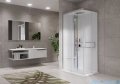 Novellini Glax 2 2.0 kabina z hydromasażem hydro plus 100x70 lewa srebrna G22A107SM1L-1BB