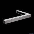  Radaway Furo SL Brushed Nickel kabina Walk-in 80x200cm prawa szczotkowany nikiel 10306438-91-01R/10110394-01-01