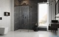 Radaway Idea 8 QL Black Kdj kabina 110x70cm lewa czarny mat/szkło przejrzyste 10550567-54-01L/10350503-01-01/10360070-01-01R