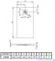 Radaway Kyntos F brodzik 120x80cm czarny HKF12080-54