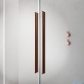 Radaway Furo Brushed Copper kabina Walk-in 100x200cm lewa szczotkowana miedź 10106538-93-01L/10110494-01-01