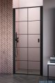 Radaway Nes 8 Black Dwj I Factory Drzwi wnękowe 100cm lewe czarny mat/szkło przejrzyste 10076100-54-55L