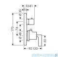 Hansgrohe Axor Citterio Bateria termostatyczna podtynkowa 39700000