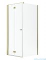 Radaway Nes Gold Kdj B kabina 90x80cm lewa złoty połysk 10025090-09-01L/10039080-01-01