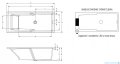 Riho Still Shower LED wanna prostokątna z oświetleniem 180x80cm + syfon B103003005