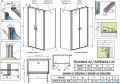 Radaway Nes 8 DWD+S kabina 100x70cm przejrzyste 10081100-01-01/10080070-01-01