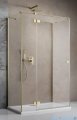 Radaway Essenza Brushed Gold Kdj+S kabina 80x100x80cm lewa szczotkowane złoto 1384051-01-01/1385022-99-01L/1384051-01-01