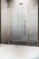 Radaway Nes DWD II Brushed Gold drzwi wnękowe 150cm W3 szczotkowane złoto 10037073-99-01/10041077-99-01