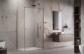 Radaway Essenza Kdj Brushed Copper kabina 90x110cm prawa szczotkowana miedź 1385044-93-01R/1384053-01-01