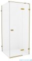 New Trendy Avexa Gold kabina prostokątna 100x80x200 cm przejrzyste prawa EXK-1755
