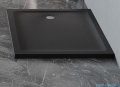 New Trendy Mild Satin Black Brodzik akrylowy prostokątny 90x70x4,5 cm czarny mat B-0670